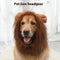 Peluca de León para Perros - Gorro Divertido y Cómodo