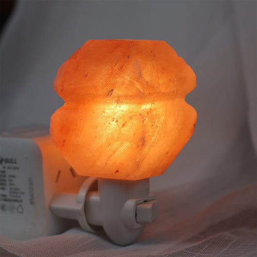 Lámpara de Sal del Himalaya para Dormitorio - Luz Cálida Mesita de Noche - Image 10