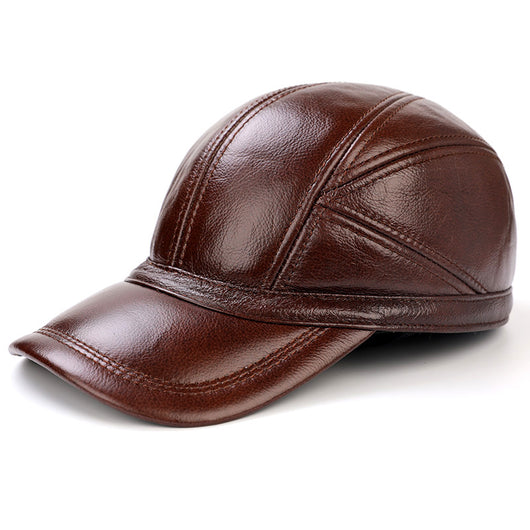 Gorra de Béisbol en Cuero Premium de Primera Capa - Image 7