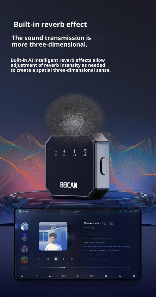 Micrófono Inalámbrico de Solapa para Grabación de Video y Transmisión en Vivo - Image 12