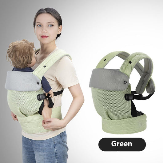 Mochila Portabebé Ergonómica Algodón - Frente y Espalda - Image 9