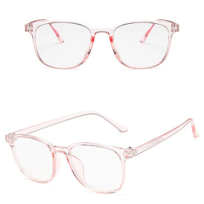 Vintage tortoiseshell anti-blue light flat glasses with a full-frame design, suitable for unisex wear. - Image 17