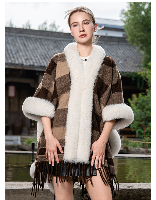 Capa Acogedora Talla Grande con Capucha Forro Polar Grueso y Cálido - Image 11