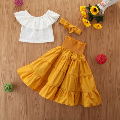 Blusa Infantil con Volantes y Mangas Globo - Estilo Europeo - Image 4