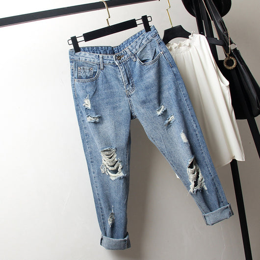 Jeans Oversized Rotos para Mujer - Image 9