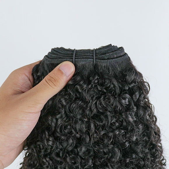 Trama de Cabello Humano Rizado 4mm