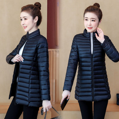 Chaqueta de Algodón Entallada Talla Grande - Corte Medio Ligero - Image 5