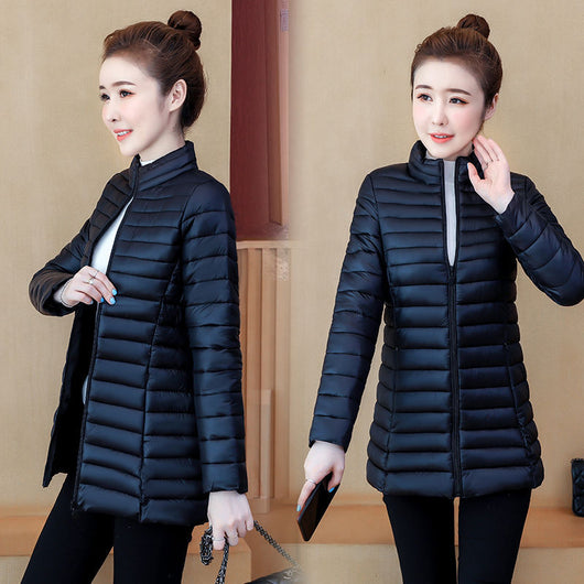 Chaqueta de Algodón Entallada Talla Grande - Corte Medio Ligero - Image 5