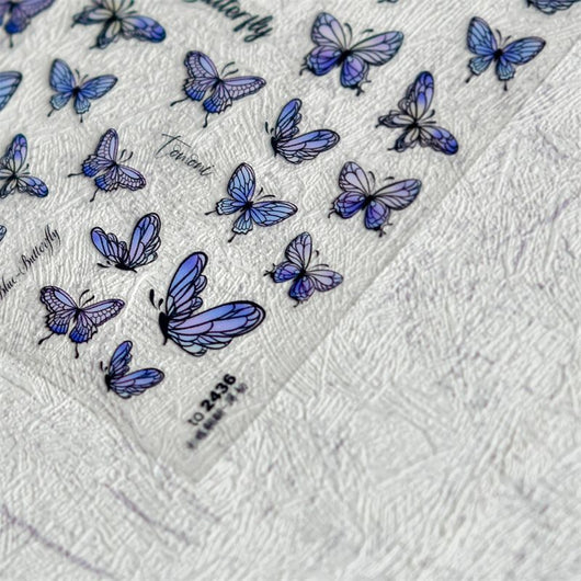 Stickers de Uñas 5D con Mariposas en Relieve - Adhesivos Impermeables y Duraderos - Image 13