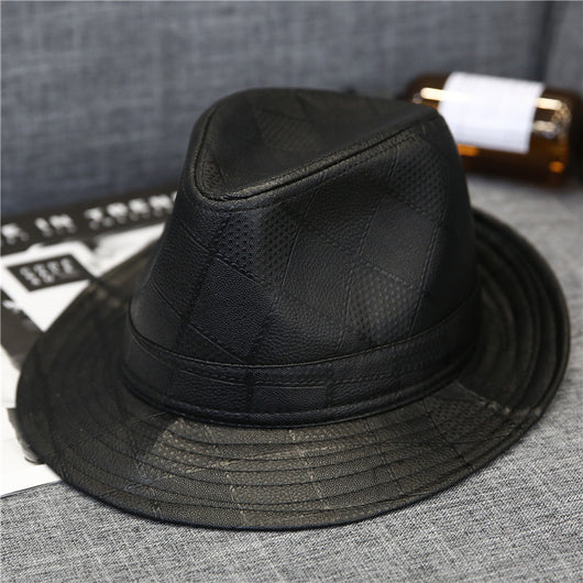 Sombrero de Ala Ancha Tartán con Textura PU - Colección Otoño Invierno - Image 13