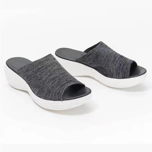 Sandalias Plataforma Tejidas Cómodas con Suela de Poliuretano para Mujer - Image 8