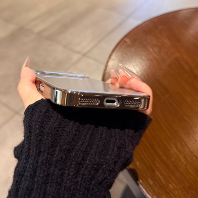 Funda para Teléfono con Cristal Templado Electrochapado y Efecto Hielo - Image 16