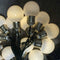 10m 40 LED Solar White Bulb Iron Cap Light String