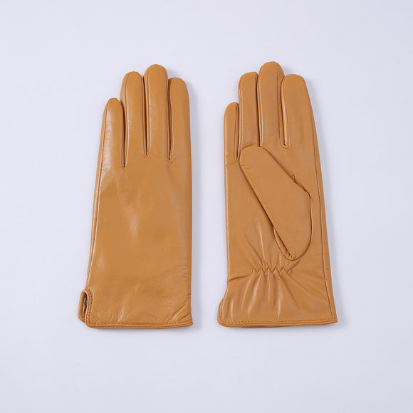 Guantes Térmicos de Cuero con Forro Polar para Mujer
