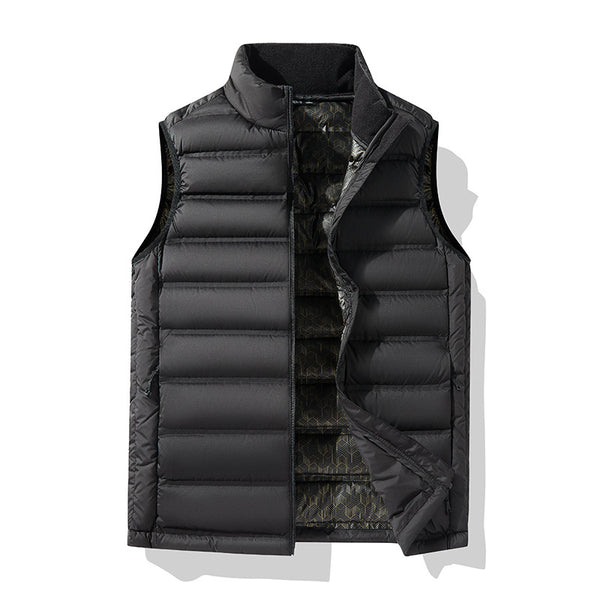Chaleco Térmico Talla Grande con Cuello Alto y Grafeno