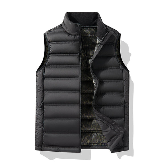 Chaleco Térmico Talla Grande con Cuello Alto y Grafeno