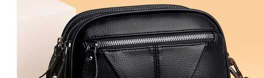 Bolso Bandolera Redondo de Cuero Genuino - Versátil y Elegante - Image 20