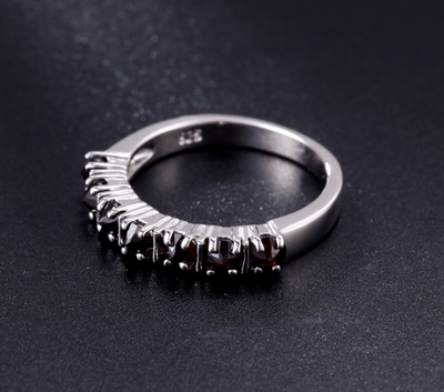 Anillo Retro Europeo con Turmalina Incrustada - Joya Gemológica para Mujer - Image 3