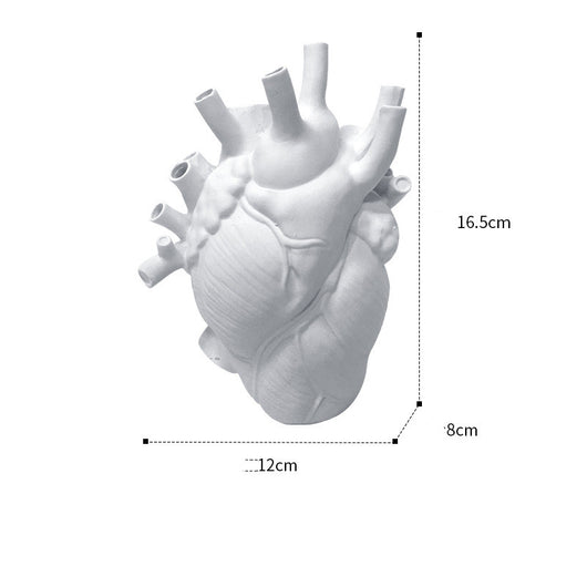 Florero Decorativo en Forma de Corazón, Estilo Nórdico, Escultura de Cerámica para el Hogar - Image 7