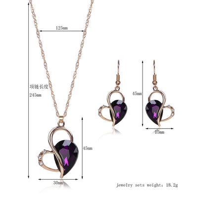 Conjunto de Dos Piezas: Collar y Aretes de Joyería Moderna - Image 6