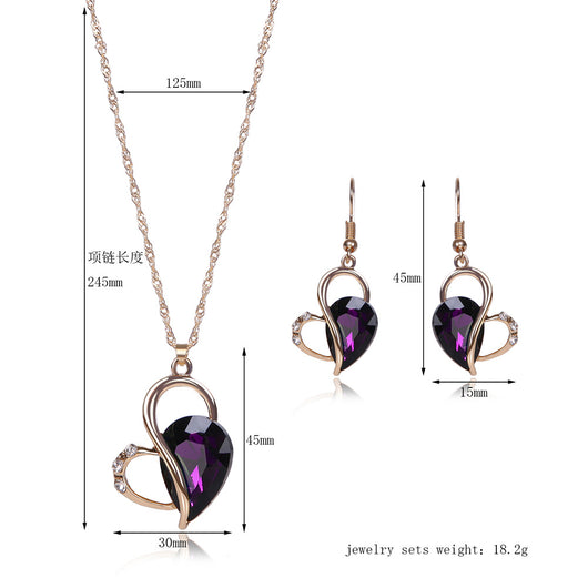 Conjunto de Dos Piezas: Collar y Aretes de Joyería Moderna - Image 6