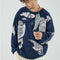 Suéter Tejido Cuello Redondo Casual con Estampado Xiangyun Angel