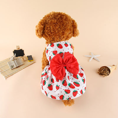 Falda con Moño para Mascotas - Ropa Elegante para Perros Pomerania y Gatos Bichón - Image 2