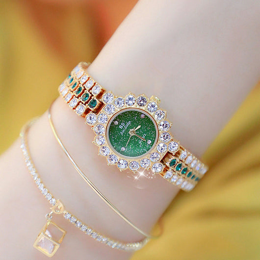 Reloj de Pulsera Multicolor para Mujer Acero Inoxidable Lujo Cuarzo Analógico - Image 2