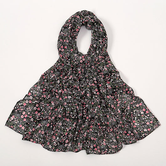 Pañuelo Ligero de Gasa Estampado Floral para Primavera y Verano - Image 12