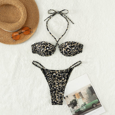 Bikini Deportivo Estampado Pantera Acero - Image 8