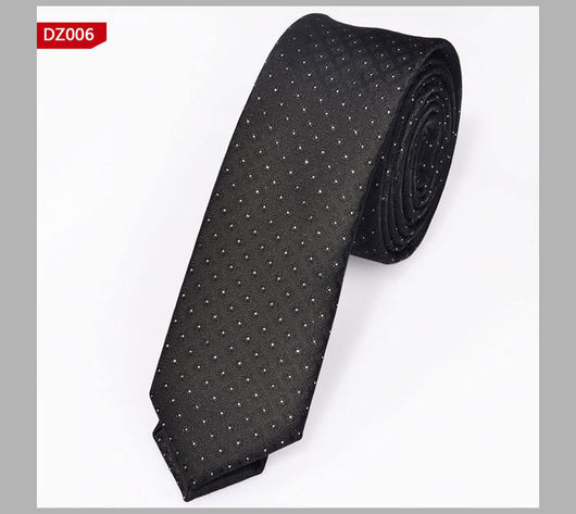 Corbata Angosta Estilo Británico 5cm - Teñida en Fibra de Poliéster - Image 44