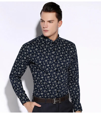 Camisa Casual Slim Fit con Estampado Moderno para Hombre - Image 12