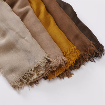 Pashmina Modal Fina Transpirable - Chal Ligero Monocromático para Mujer - Image 3