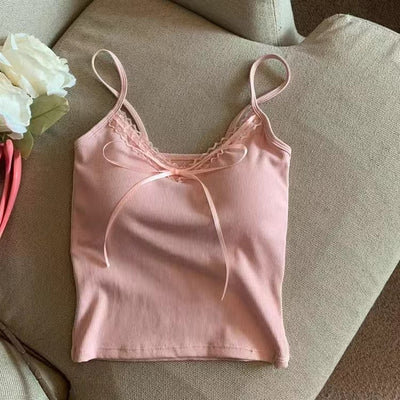 Camiseta Escote V con Moño Elegante para Mujer - Image 6