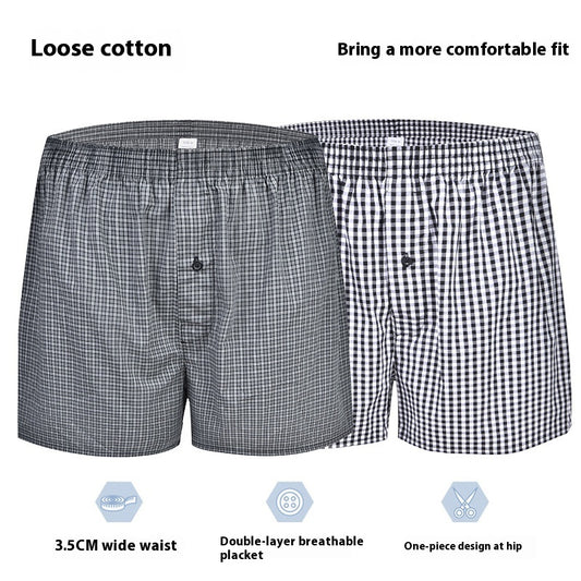 Pantalones Cortos Cuadrados Holgados para Casa - Comodidad Total