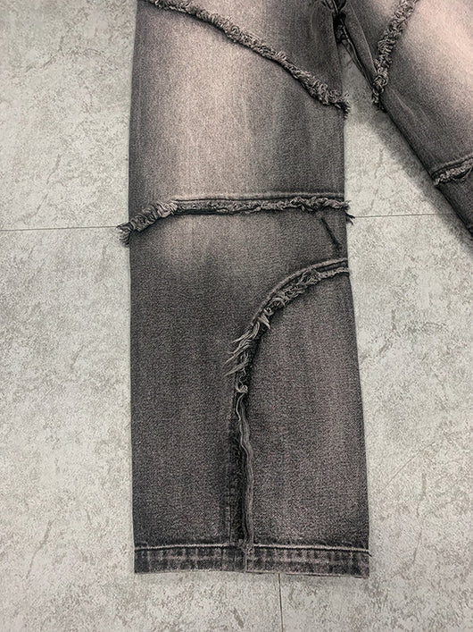 Jeans Vintage Estilo Urbano con Bordes Crudos - Image 13