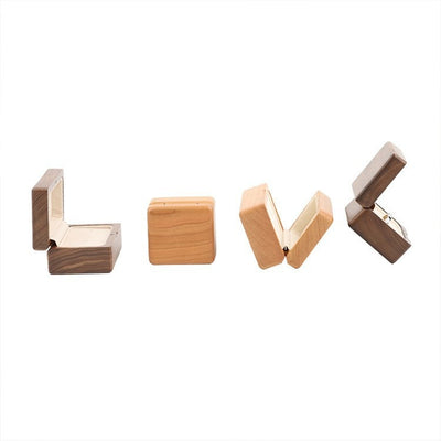 Joyero de Madera de Nogal Maciza - Diseño Lujo Minimalista Portátil - Image 4