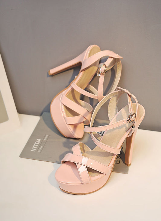 Sandalias de Tacón Alto Talla Grande para Mujer - Image 2