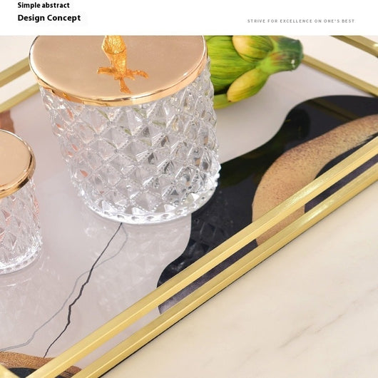 Mesita de Centro Rectangular con Almacenamiento y Bandeja Decorativa - Image 5
