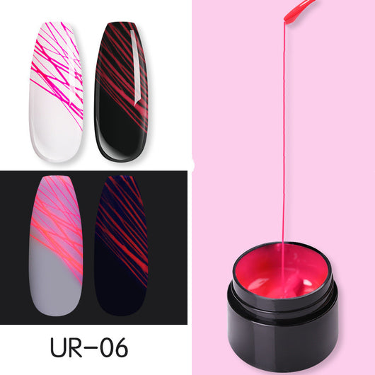 Gel de Uñas Efecto Araña Luminoso con Tecnología UV - Image 16