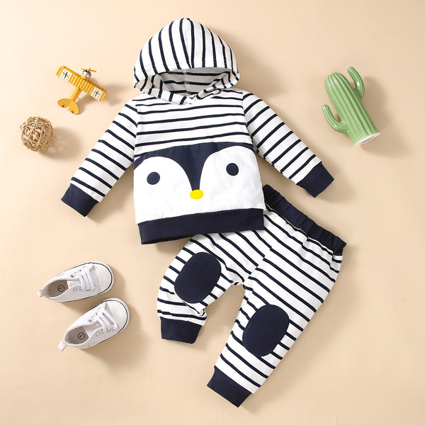 Conjunto Deportivo Sudadera con Capucha y Pantalón Bordado