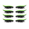 Fluorescent Green 4 Pairs