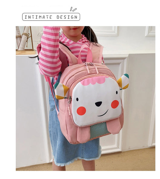 Mochila Escolar Infantil Animales Macaron - Diseño Adorable y Funcional - Image 33