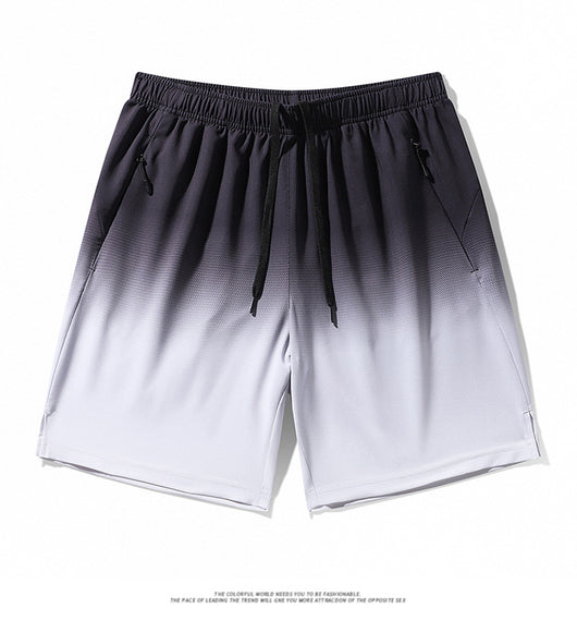 Pantalones Cortos Deportivos Ice Silk Degradado para Hombre - Ideales para Playa y Verano - Image 19