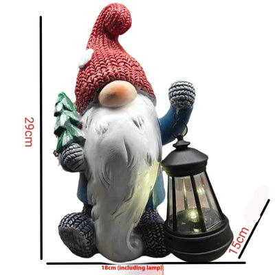 Lámpara Decorativa Navideña con Muñeco de Nieve en Resina - Image 6
