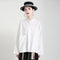 Camisa Oversized Dark Style con Botones Delanteros y Traseros - Manga Larga