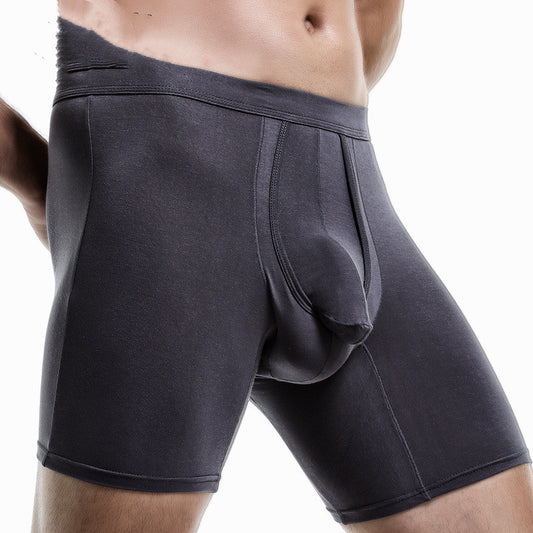 Shorts Deportivos Alargados con Corte Lateral para Hombre