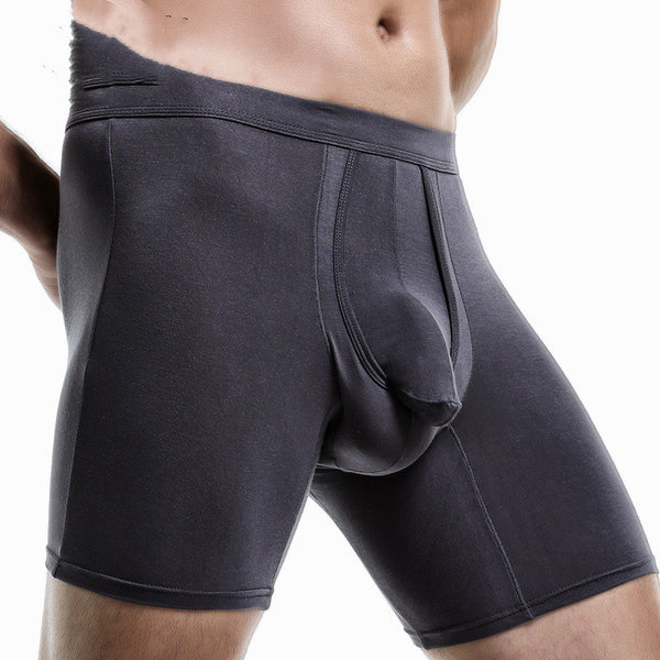 Shorts Deportivos Alargados con Corte Lateral para Hombre