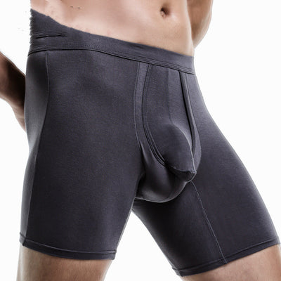 Shorts Deportivos Alargados con Corte Lateral para Hombre