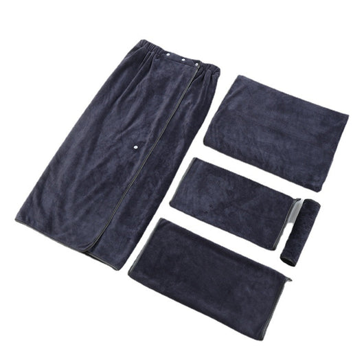 Set de 5 Toallas Microfiber Portátiles de Secado Rápido - Image 19